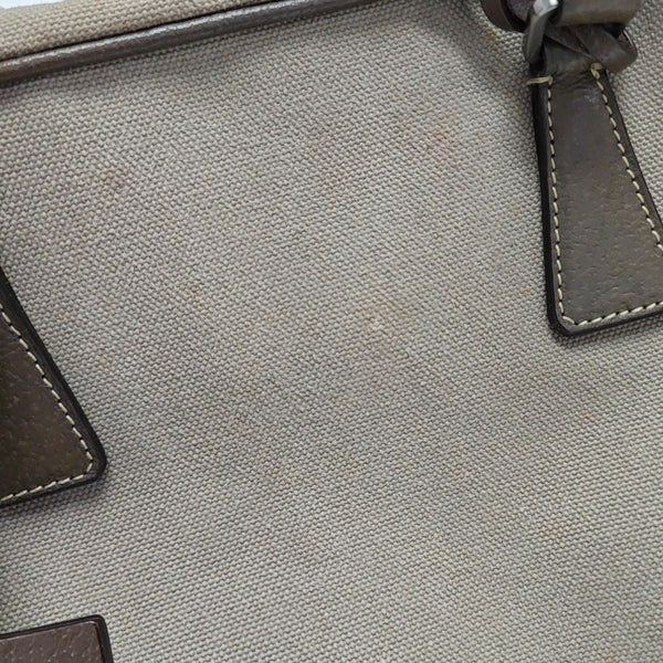 Canvas Top Handle Bag Gray