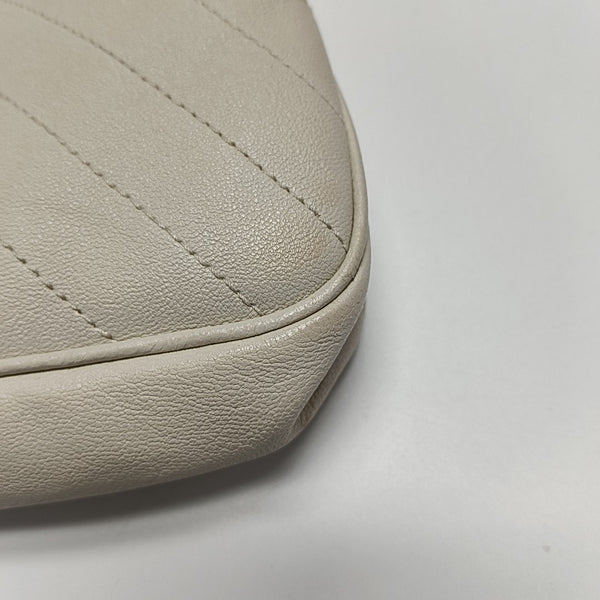 Quilted Calfskin White