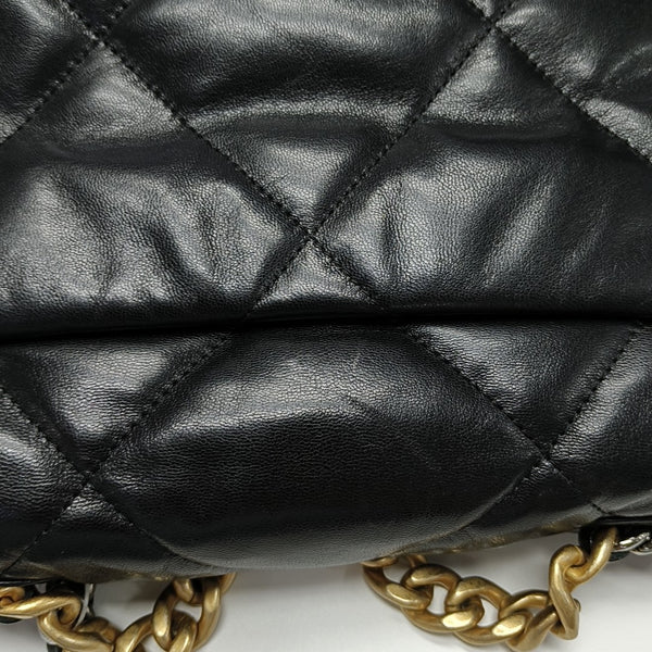 CHANEL 19 Small Quilted Lambskin Black