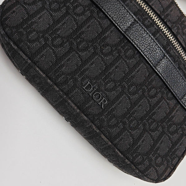 Safari Oblique Canvas Black