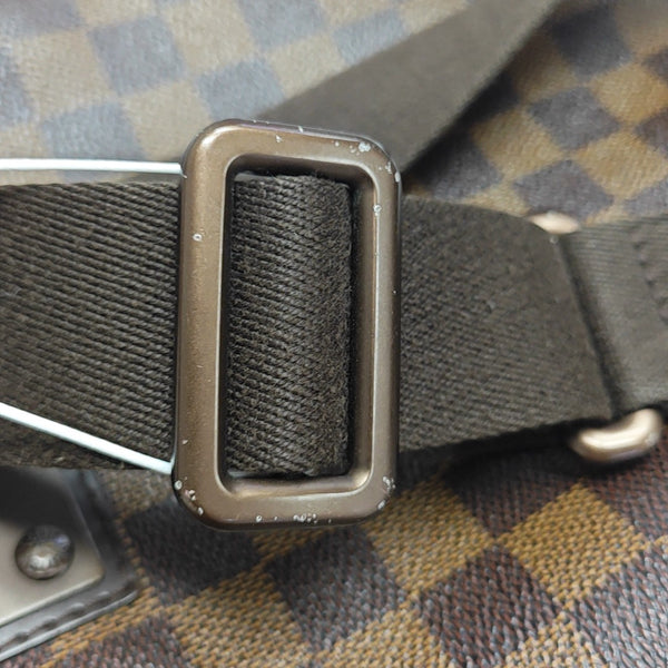 BROOKLYN PM Damier Ebene Coated Canvas Brown