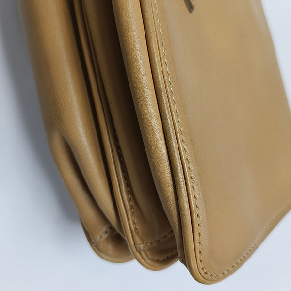 Calfskin Shoulder Bag Yellow