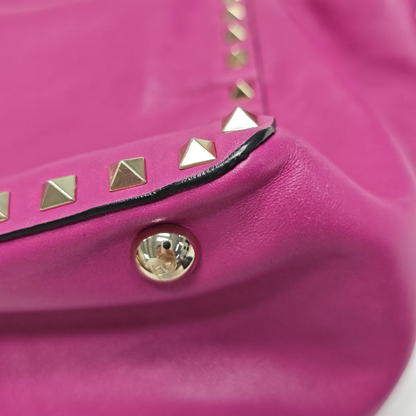 Rockstud Calfskin Purple