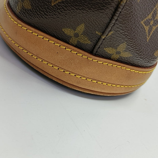 BUCKET PM Monogram Coated Canvas Brown