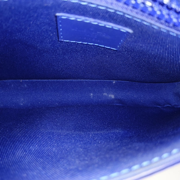 S LOCK Monogram Calfskin Blue