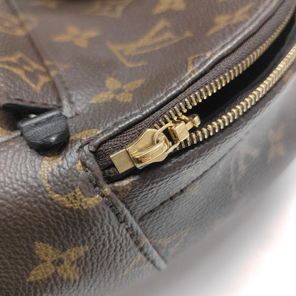 PALM SPRINGS Mini Monogram Coated Canvas Brown