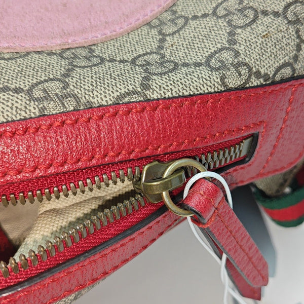 GG Supreme Monogram Coated Canvas Black