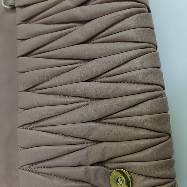 Quilted Lambskin Shoulder Bag Pink
