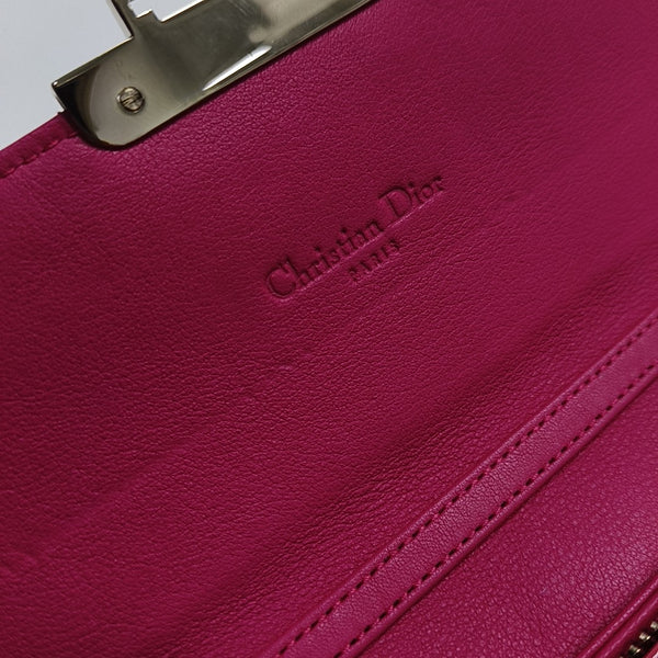Miss Dior Cannage Patent Leather Red