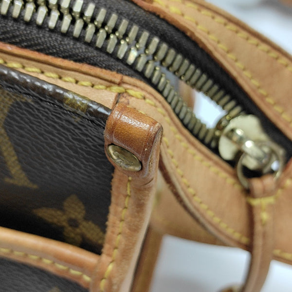 POPINCOURT Monogram Coated Canvas Brown