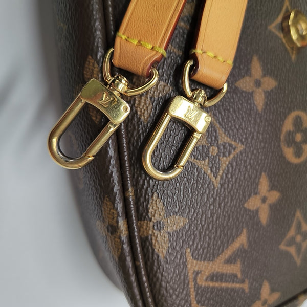 IVY Monogram Coated Canvas Brown