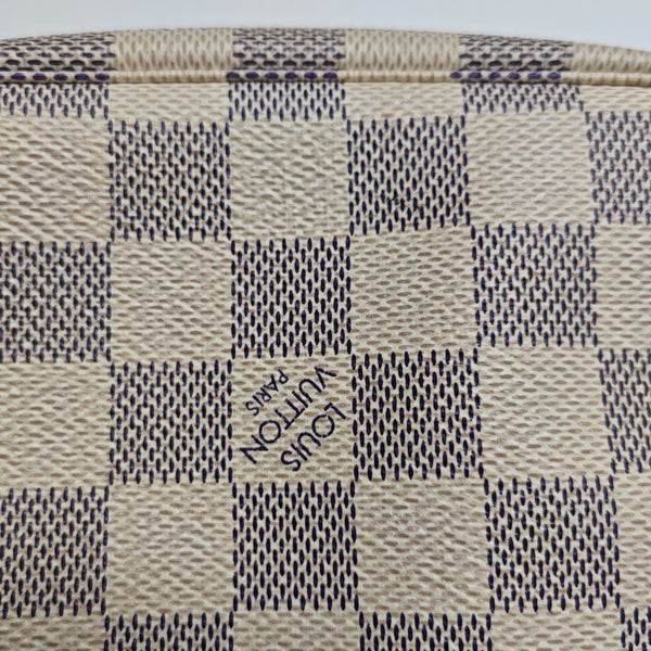 ACCESSOIRES Mini Damier Azur Coated Canvas White