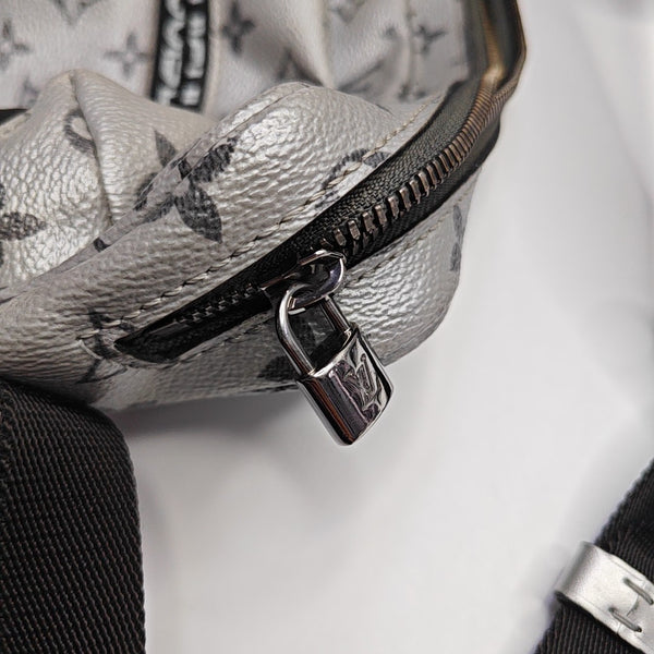TRIO Monogram Calfskin Gray