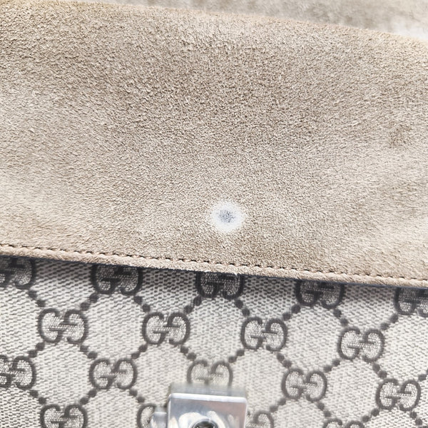 Dionysus Mini Monogram Coated Canvas Beige