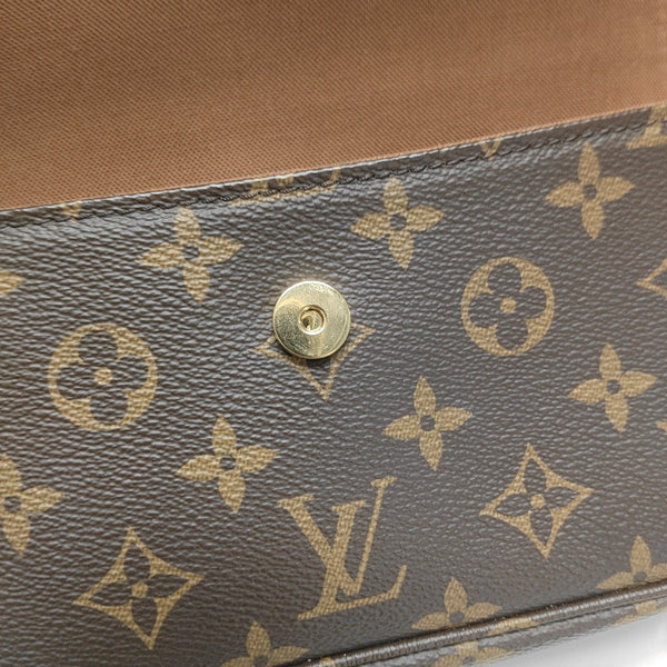 IVY Monogram Coated Canvas Brown