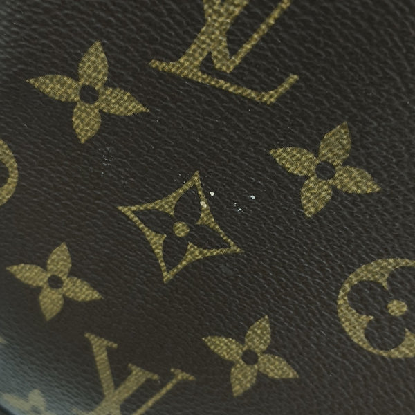 NEVERFULL MM Monogram Coated Canvas Brown