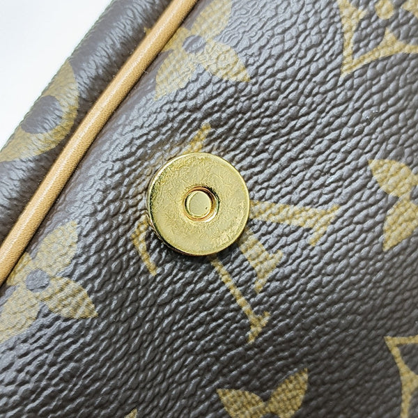 DIANE Monogram Coated Canvas Brown