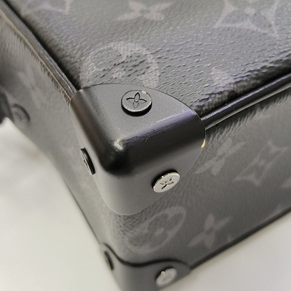 SOFT TRUNK Mini Monogram Coated Canvas Black