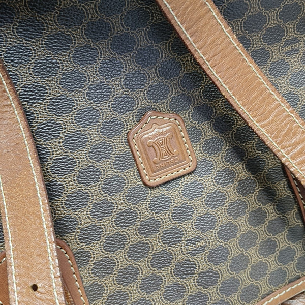 MACADAM TOTE Coated Canvas Brown