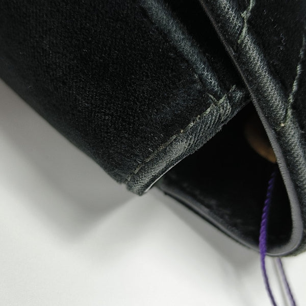 GG Marmont Small Quilted Velvet Black