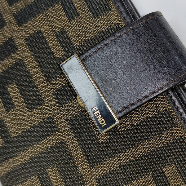 Monogram Canvas Wallet Brown