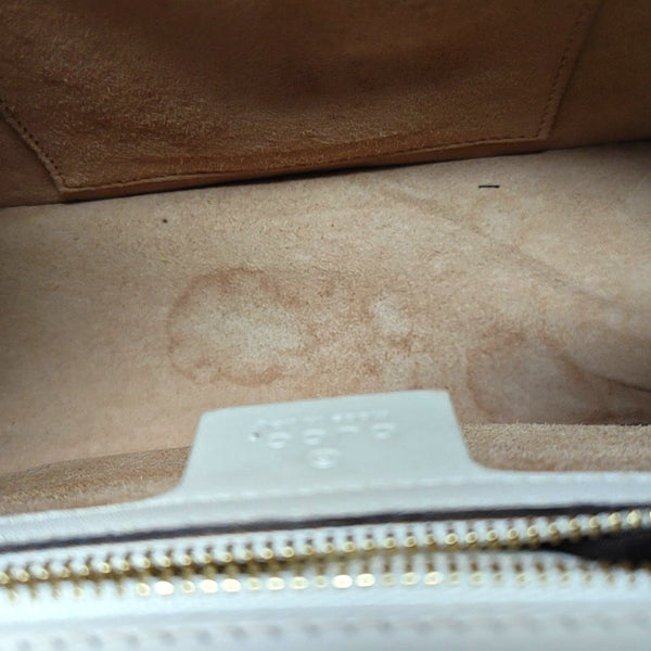 Sylvie Small Calfskin White