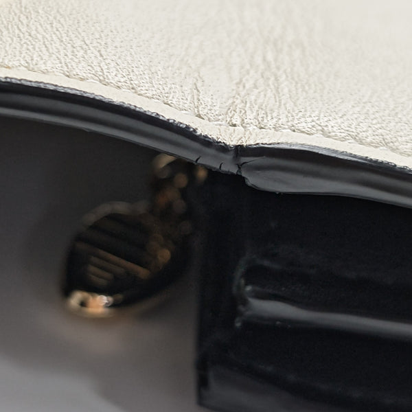 Calfskin Top Handle Bag White