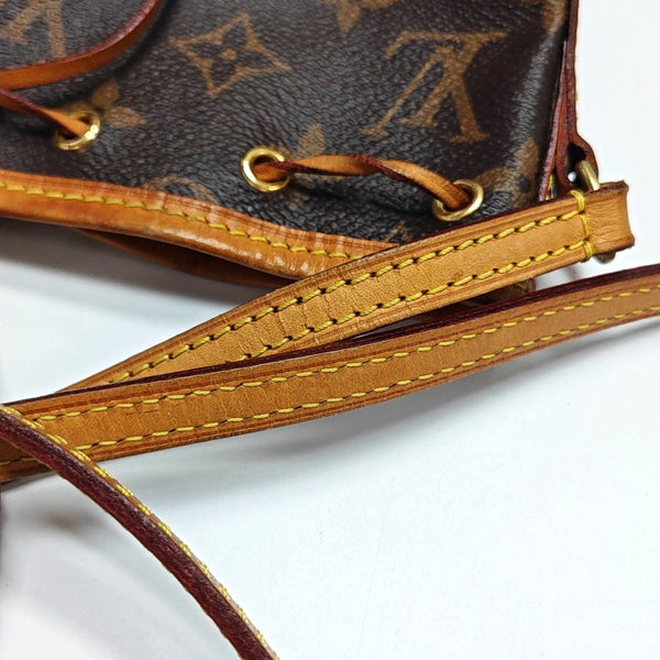 NÉONOÉ Nano Monogram Coated Canvas Brown