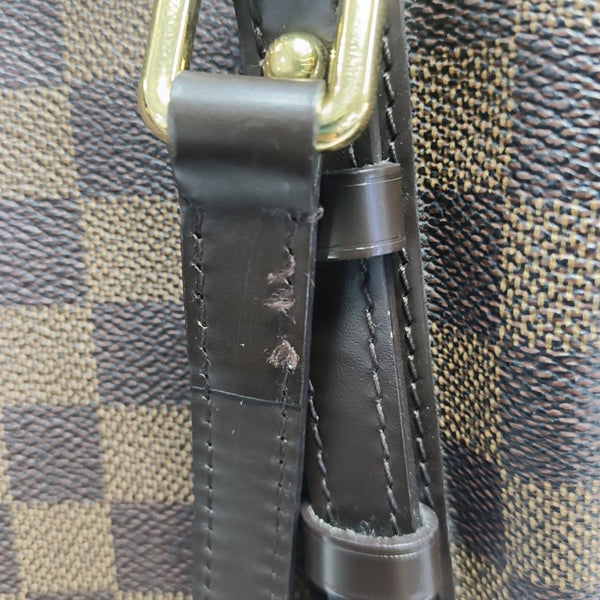 RIVINGTON Damier Ebene Coated Canvas Brown