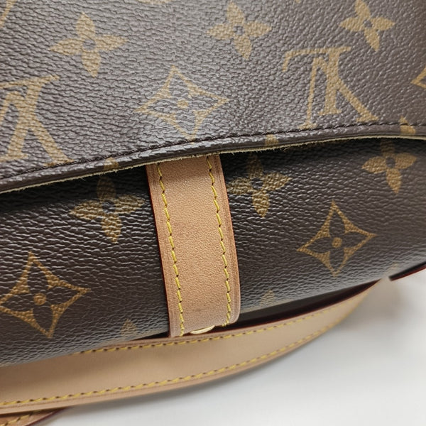 SAUMUR BB Monogram Coated Canvas Brown