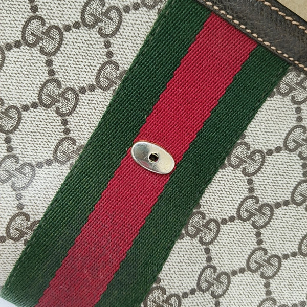 Ophidia Small Monogram Coated Canvas Beige