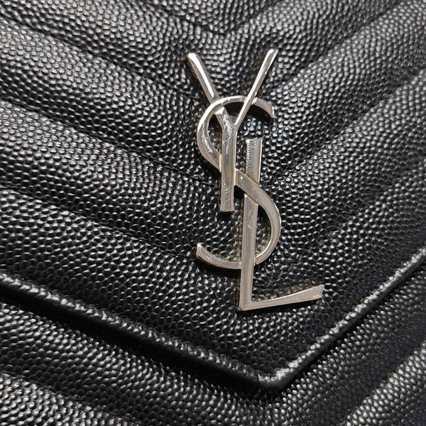MONOGRAM WOC Chevron Calfskin Black