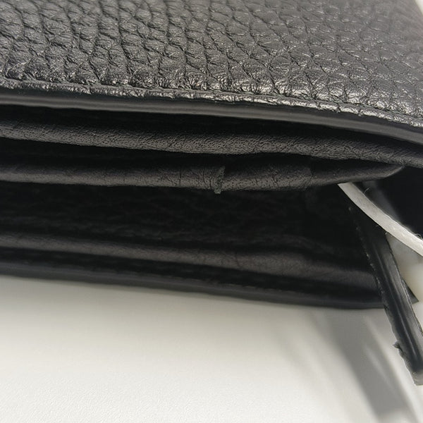 Animalier Large Calfskin Black Card Holder