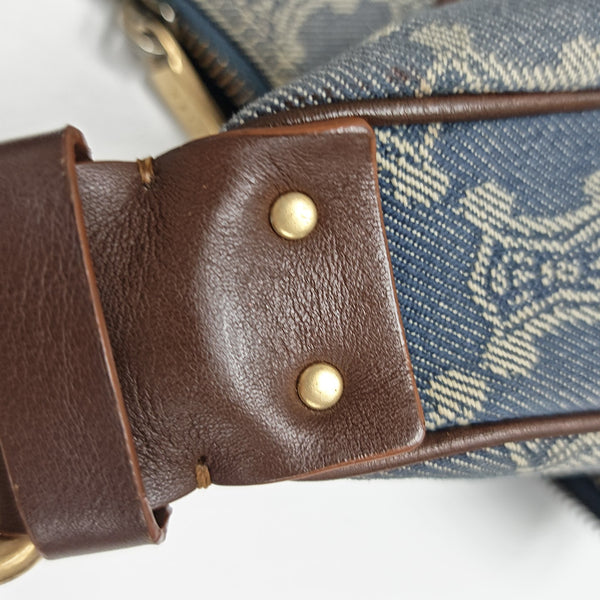Canvas Shoulder Bag Blue