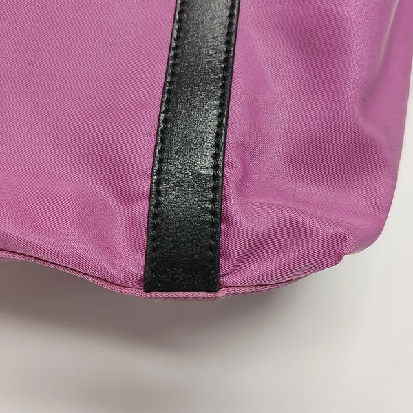 Nylon Tote Bag Pink