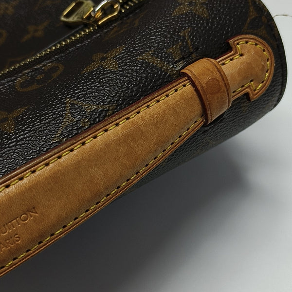 MÉTIS MM Monogram Coated Canvas Brown
