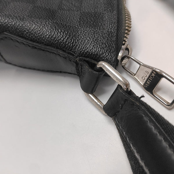 MICK MM Damier Graphite Coated Canvas Gray