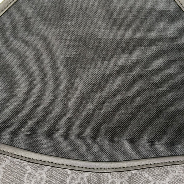 Monogram Coated Canvas Shoulder Bag Gray
