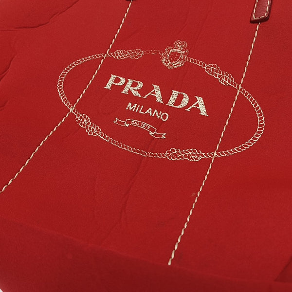 Fabric Tote Bag Red