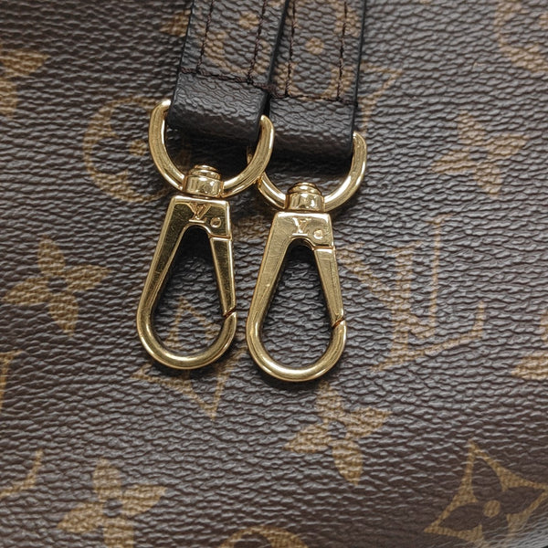 MONTAIGNE BB Monogram Coated Canvas Brown