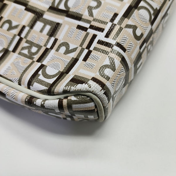 Coated Canvas Top Handle Bag Multicolor