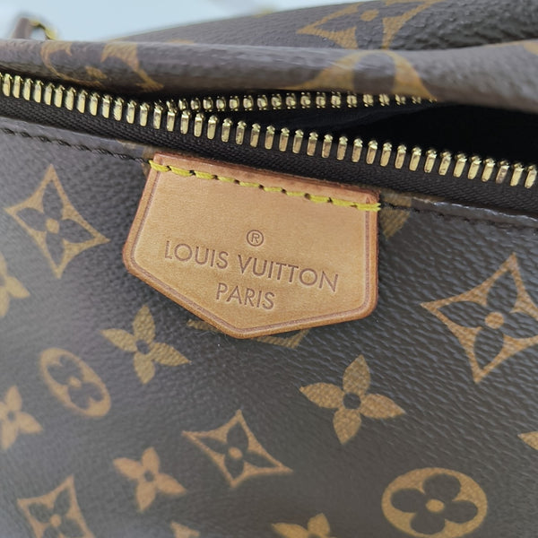 BUMBAG Monogram Coated Canvas Brown