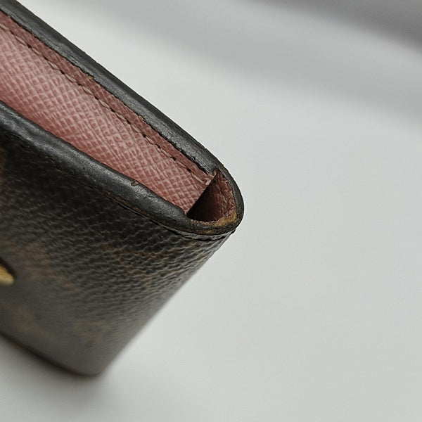 ROSALIE Monogram Coated Canvas Brown Card Holder