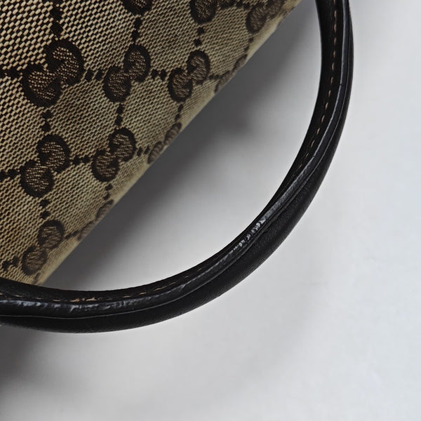 Monogram Canvas Top Handle Bag Brown