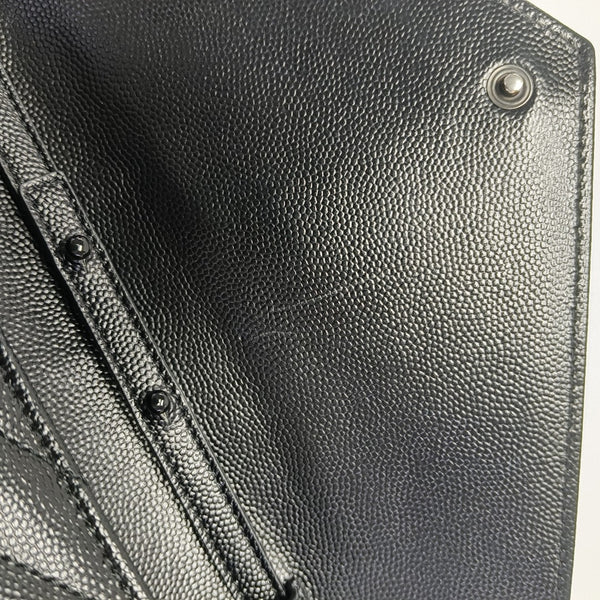 MONOGRAM Medium Chevron Calfskin Black