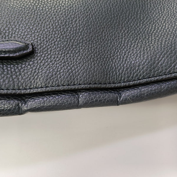 Calfskin Shoulder Bag Blue
