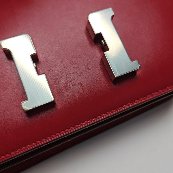 Constance 18 Box Calf Red