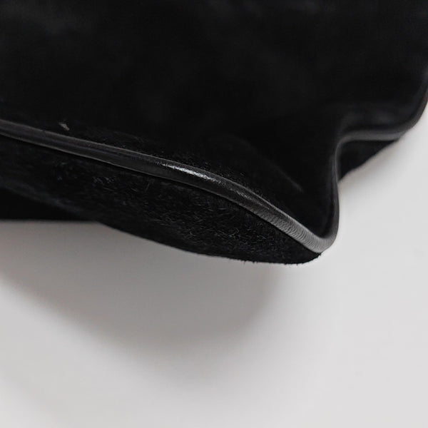 Suede Clutch Black