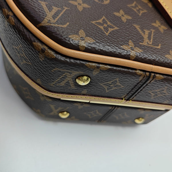 BOITE CHAPEAU PM Monogram Coated Canvas Brown