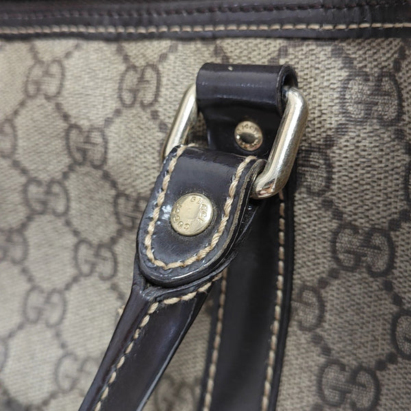 Joy Monogram Coated Canvas Beige